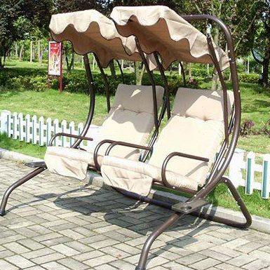 包邮双人吊椅情侣秋千摇椅户外阳台别墅室内外休闲椅冬夏二用配件