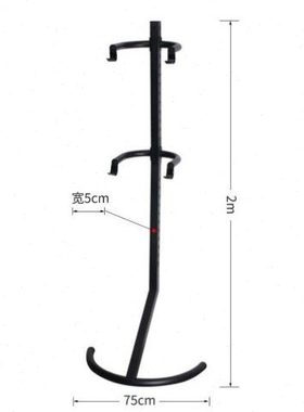 自行车挂车架展示架艺术型挂架单车支撑架运动装备骑行R200挂车架
