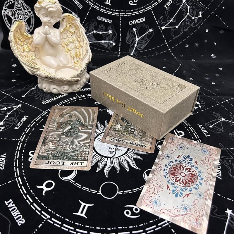 正版韦特维特塔牌罗牌tarot塔金箔新手初学者78张防水PVC桌游卡牌