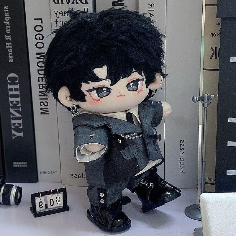 潮酷西服套装20cm厘米棉花娃娃无属性西装衣服娃衣酷盖毛绒玩具