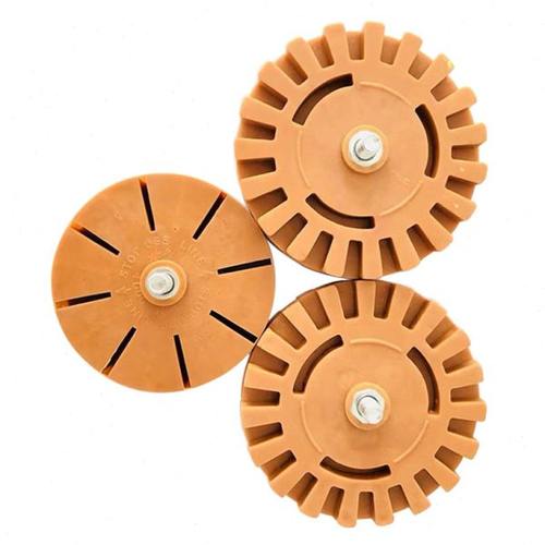 3.5寸 4寸除胶轮去胶盘 气动除胶除漆橡胶轮除胶盘汽车贴纸去胶轮