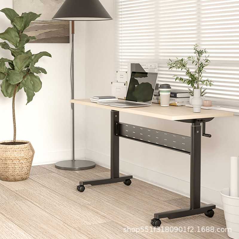 升降桌支架手摇桌腿办公桌架子站立式书桌电脑学习桌电竞桌