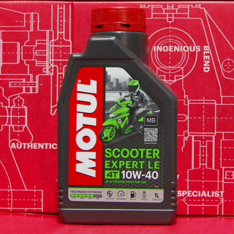 摩特 4T合成摩托车机油 银绵羊 10W-40 MB 1升  越南产