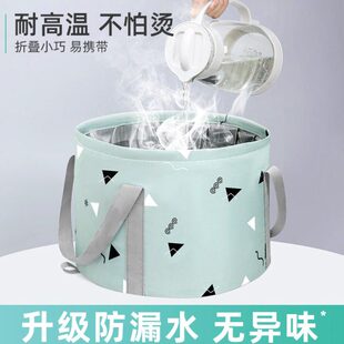 便携式 可折叠水盆泡脚桶户外软盆旅行洗衣袋家用脸盆旅游水桶盆子