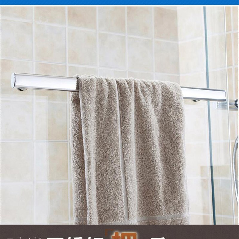 加厚304不锈钢淋浴房单面拉手玻璃移门横装方管把手机械设备扶手