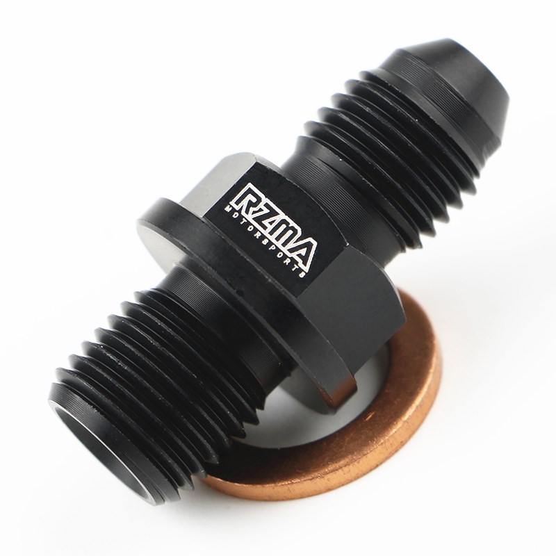 多用途直通油口刹车上泵卡钳油管螺丝7075铝合金8/3英制转公制1.0