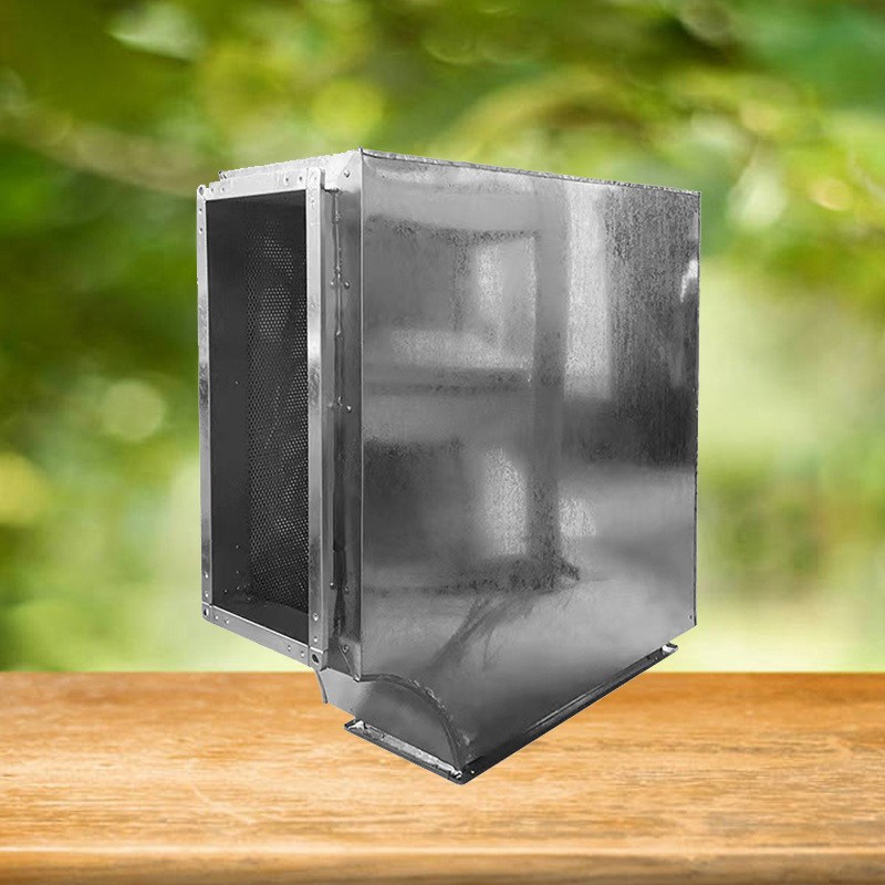 管道消声器静压箱管道风机机房消声阻抗式微孔镀锌静压箱供应