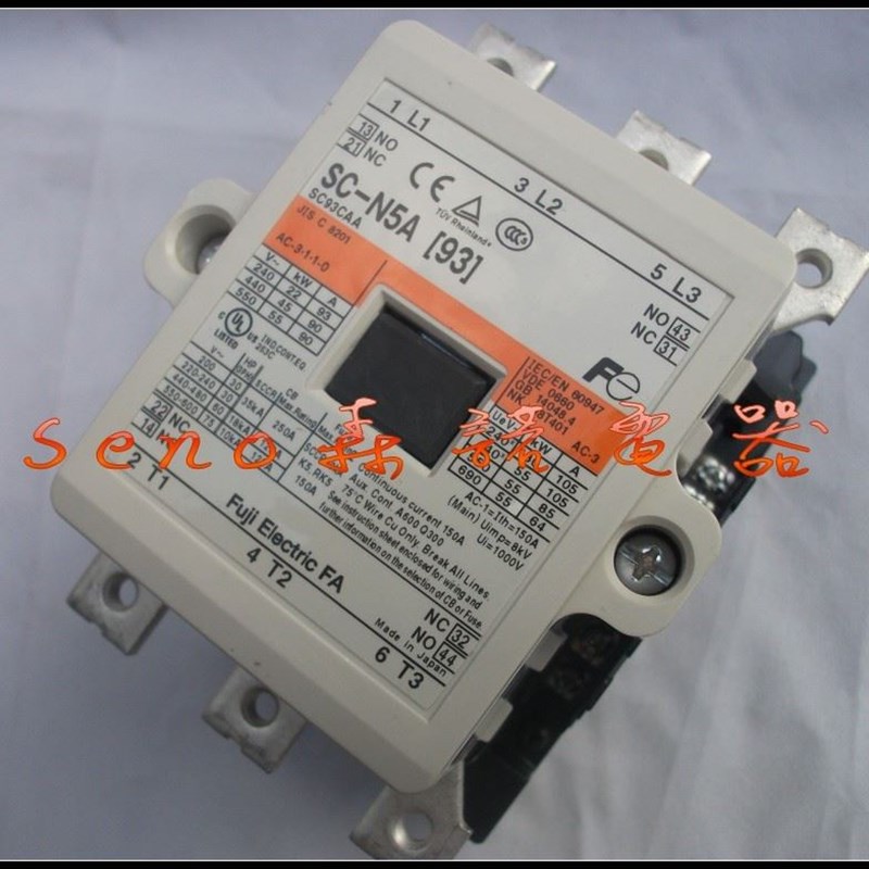 。原装正士品 富FUJI 交流接触器 SC-N5A 220V 93A. 支持验证