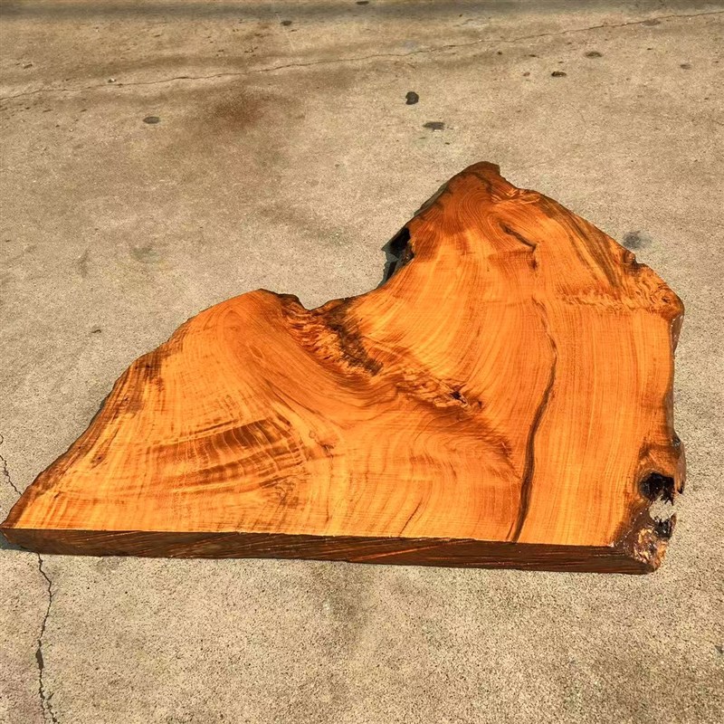 柚木实木板木片原木料毛胚料边角料缅甸柚木凳子面板木料实木小料