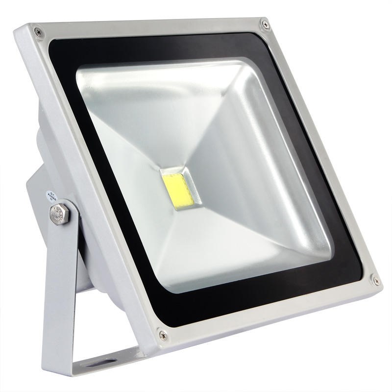 led纯光控投光灯12V220V户外庭院照明防水监控感应射灯天黑即亮