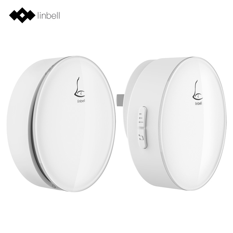 领普G3自发电无线门铃家用不用电池遥控夜灯别墅远距离防水一拖二