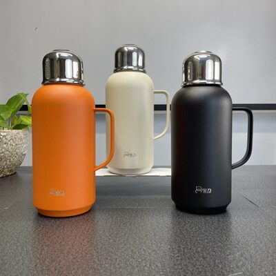 金力焖茶壶316不锈钢保温壶家用大容量焖泡壶泡茶壶运动水壶印字