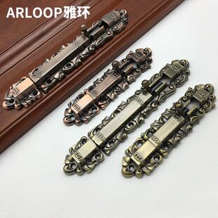 中式 木门插销 复古仿古铜插销门栓门扣锁大门安全插销门锁防盗老式