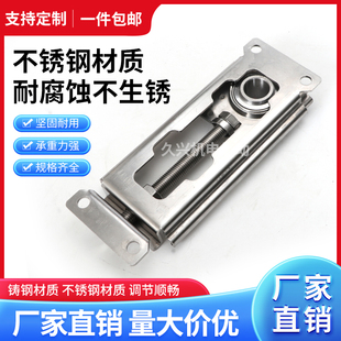 可调节轴承座UCTM输送流水线TFU205I涨紧座钢板铸钢滑块轴承座滚