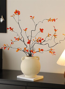 宋代美学花瓶摆件客厅插花干花树枝家居电视柜餐桌装饰高级感小众