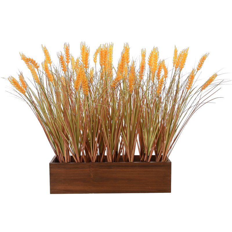 仿真花麦穗稻谷假花植物装饰室内插花摆件长栅栏橱窗造景拍摄道具