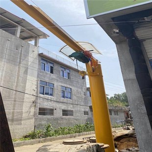 立柱式 电动悬臂吊仓库货场小型60度旋转单臂吊车间悬臂吊起重机