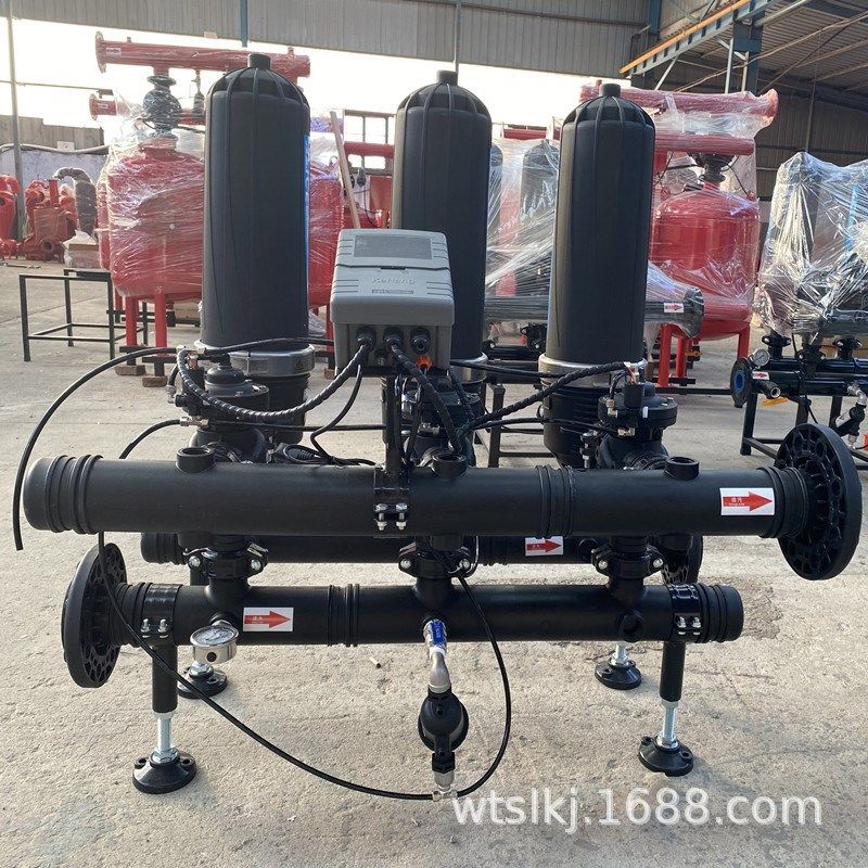 农田灌溉叠片过滤器水肥一体化首部过滤系统自动反冲洗过叠片滤器