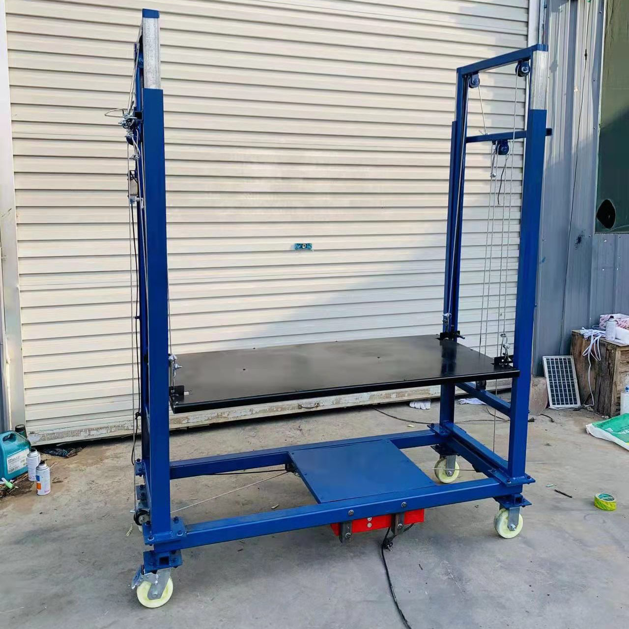 新款电动升降脚手架移动升降平台升降货专用起重设备