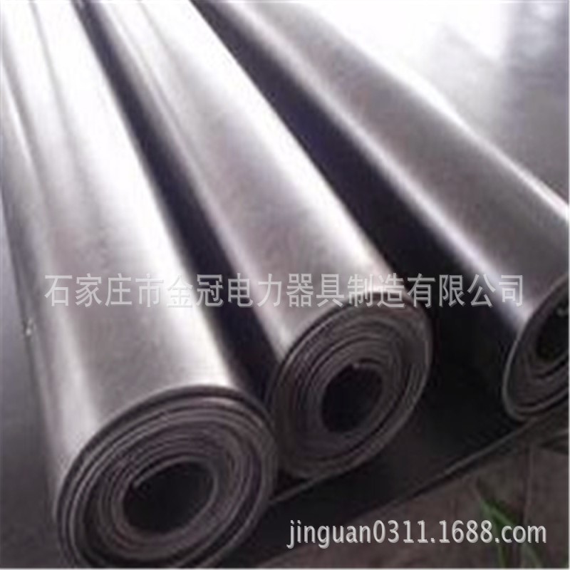 黑色绝缘胶板电力绝缘垫6mm8mm10mm 电厂电站工厂用绝缘胶垫