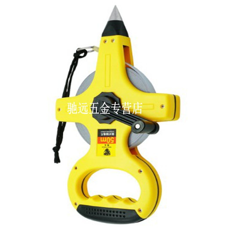 锴达30米100米手提式架式钢卷尺十字长卷尺工程尺量地插尺KT32600