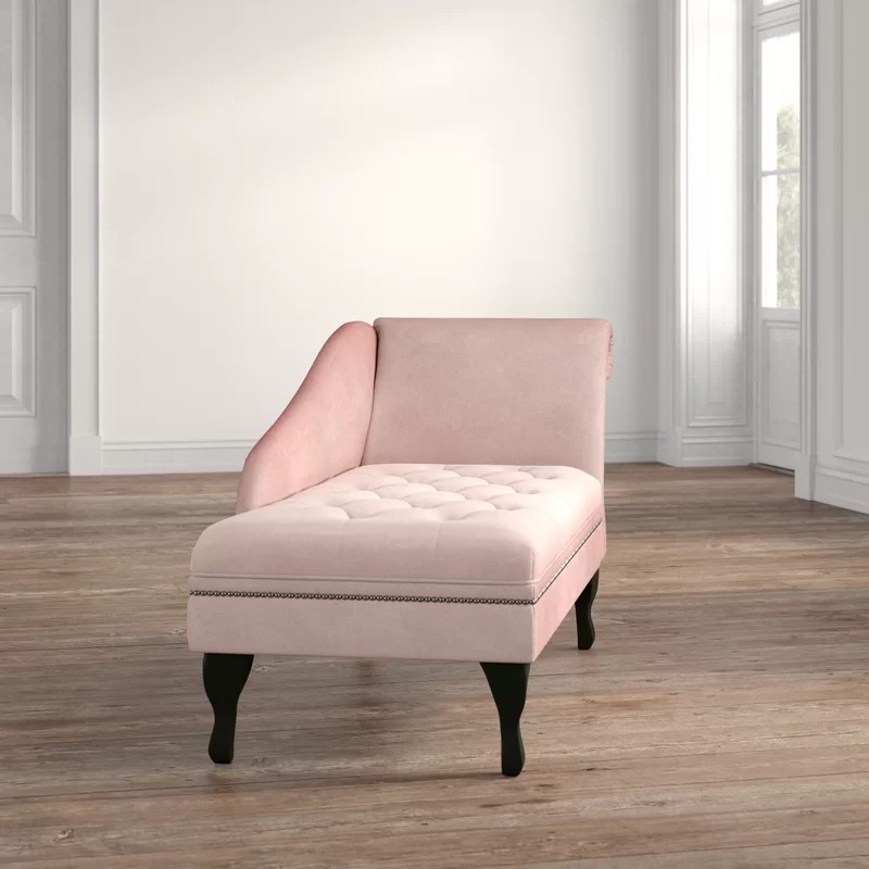 美式乡村小户型客厅布艺贵妃椅简约现代懒人躺椅北欧主卧室太妃椅