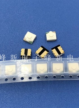 日本防水尘带橙色灯按键开关5*5带灯轻触开关微型按钮