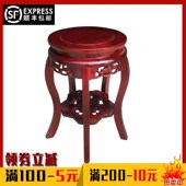 圆凳舞蹈道具凳子仿古豆蔻梢头 跳舞凳子中式 实木古筝凳古典 锦瑟