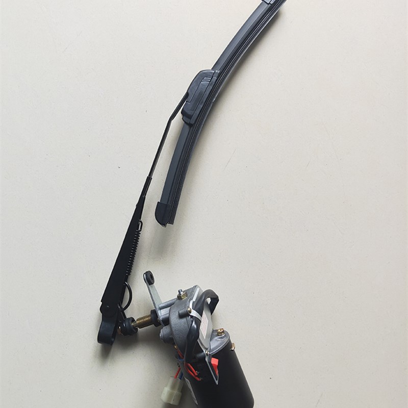 老年代步电动三轮改装自动雨刮器片残疾车电机总成马达杆刮水归位