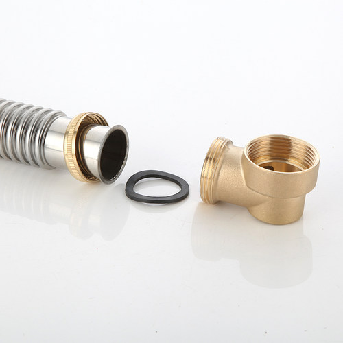 洗脸盆下水管41mm接口面盆欧标下水器下水管防臭防烫节省空间