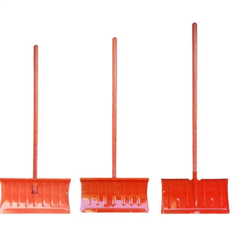 福昀环卫除雪铲推雪板清雪铲除雪锹除雪工具铆钉款+1.1米T型槐木