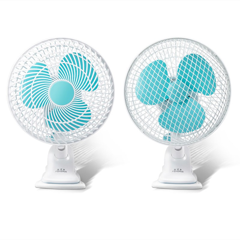 免打孔挂墙c风扇摇头夹式厨房静音壁扇插电风扇小型小风扇夹扇家