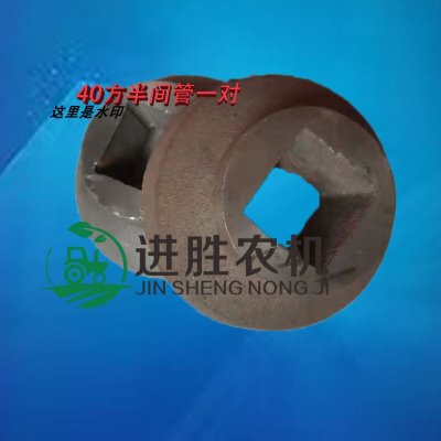 圆盘犁耙片连接轴轴承组合方轴间管挡铁垫片犁耙轴承座轻重耙配件