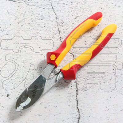 德国Wiha威汉电工绝缘电缆钳43660/43662切线剥线钳 电缆剪Z50306