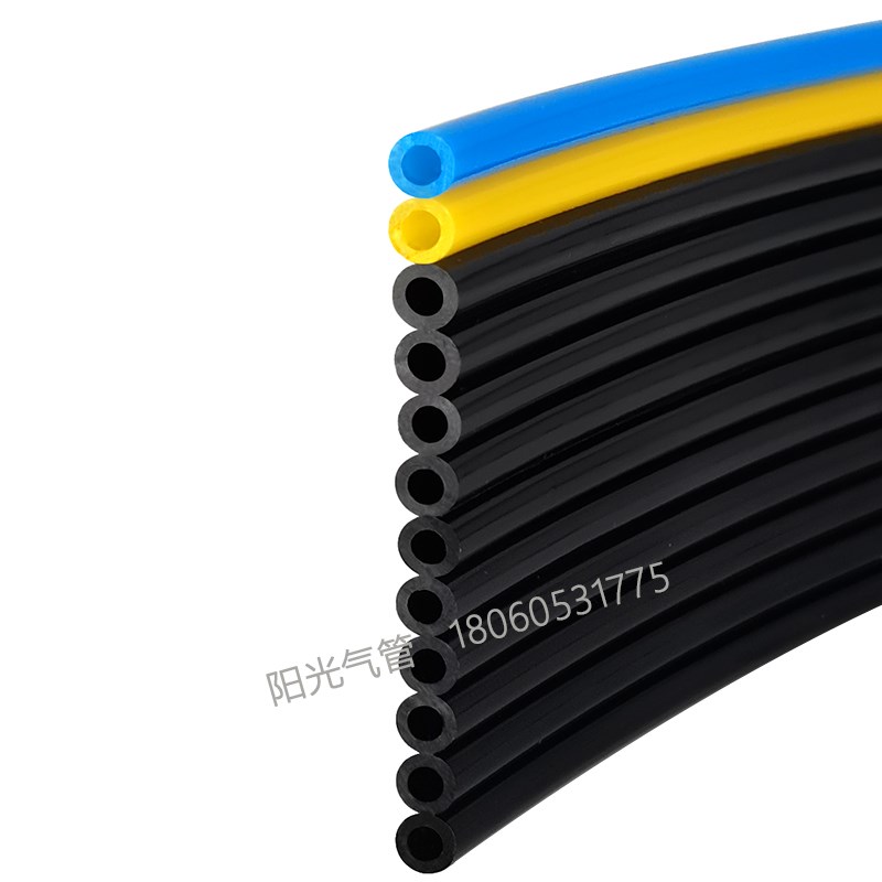 12排并联气管软管蓝黄黑4mm贴片机PU排管多芯工业机器人配件