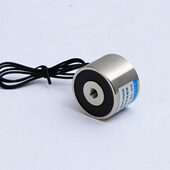 吸力4.5kg 24可选效节能 失电型吸盘电磁铁通电消磁直径20MM