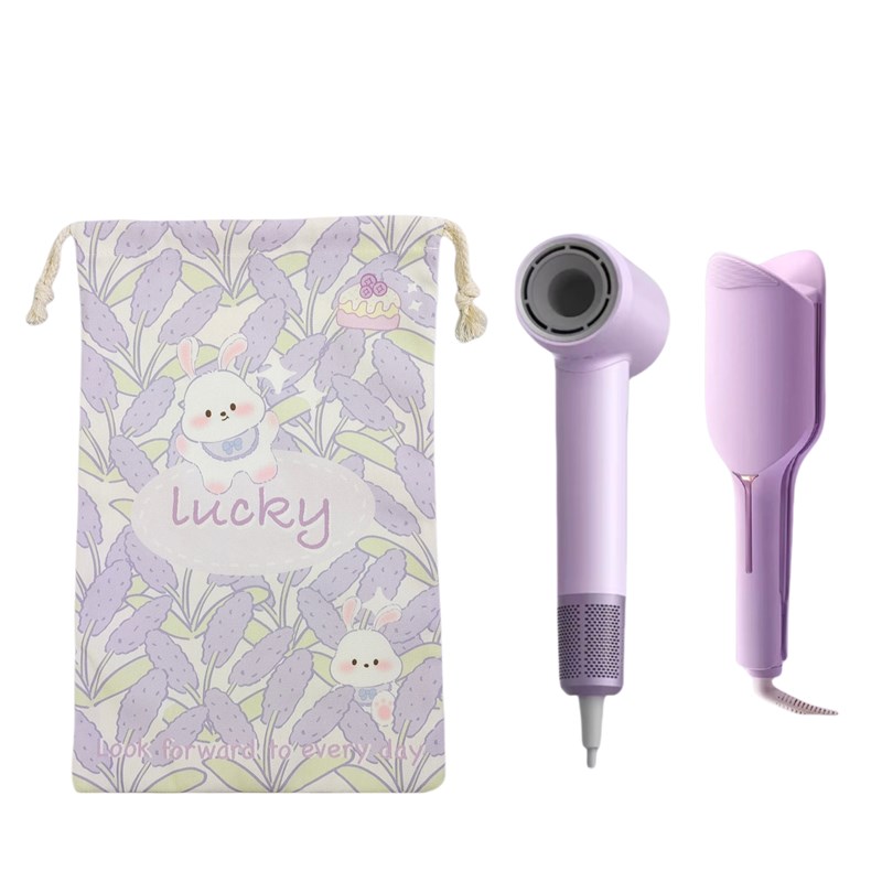 一次可收纳2个适用徕芬/戴w森吹风机收纳袋蛋卷发棒直发梳夹板袋