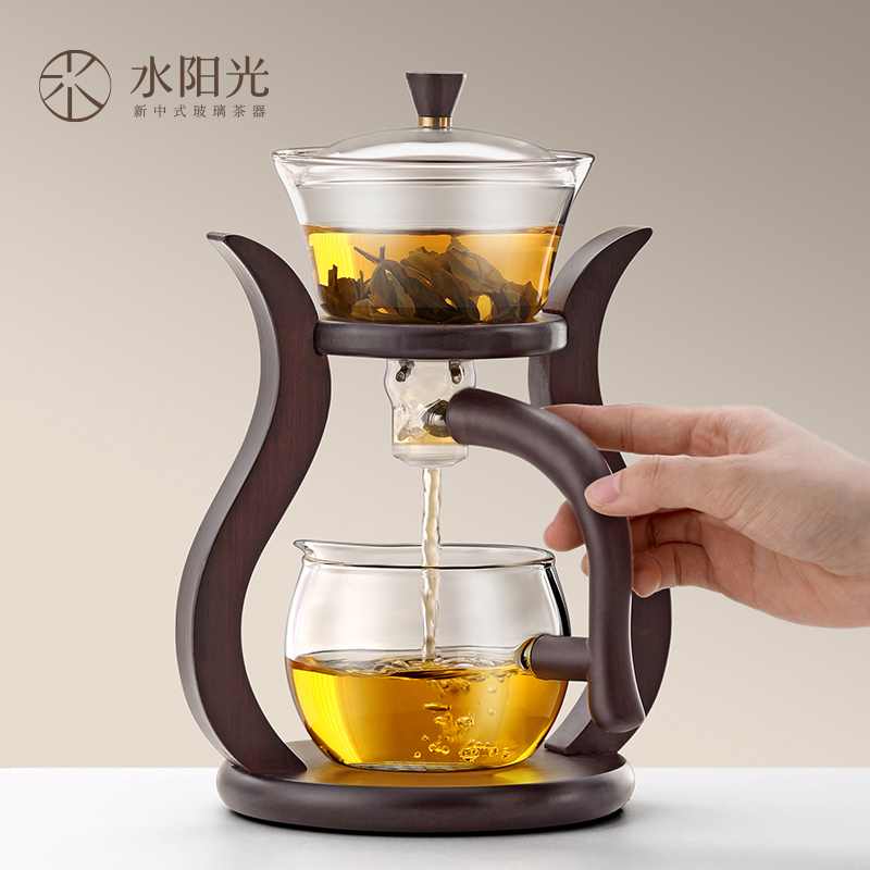 玻璃茶漏茶滤一体公道杯懒人泡y茶神器小青柑专用泡茶壶茶水分离
