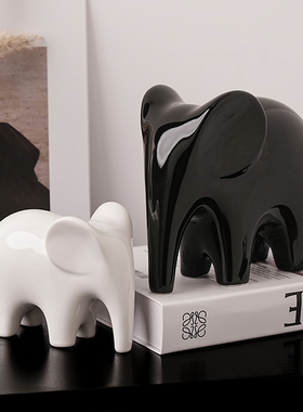 简约大气大象酒柜装饰品摆件电视柜客厅玄关家居饰品乔迁新居礼品