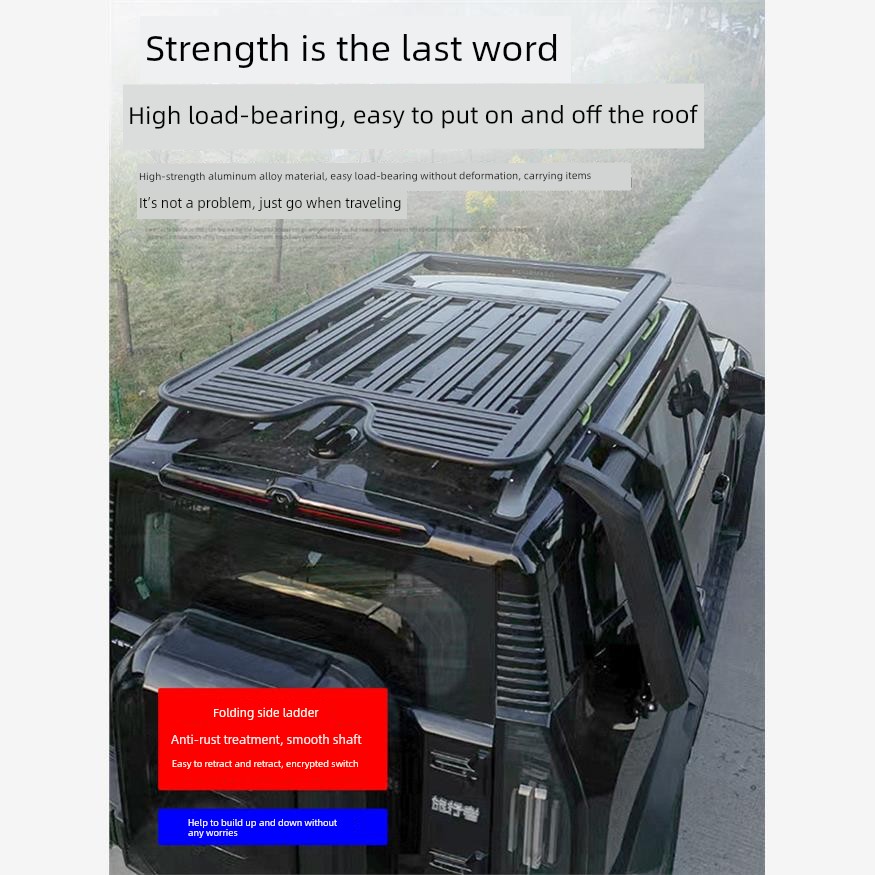 捷途旅行者车载行李框车顶拓展行李架旅行货架旅行架改装套件配件