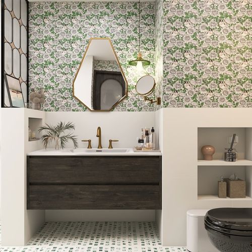 法式复古300x800卫生间花片瓷砖 浴室阳台厨房墙砖 耐磨防滑地砖