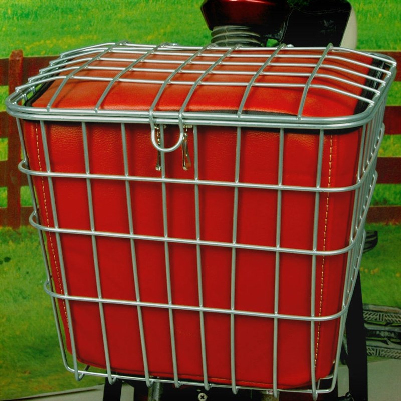 加大电动车篮防雨罩车篓防水包配件加粗加厚哈雷篮框子内胆包配件