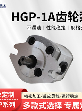 HGP齿轮泵HGP-1AF1R/F2R/F3R/F4R/F5R/F6R/F7R/F8R油泵高压液压泵