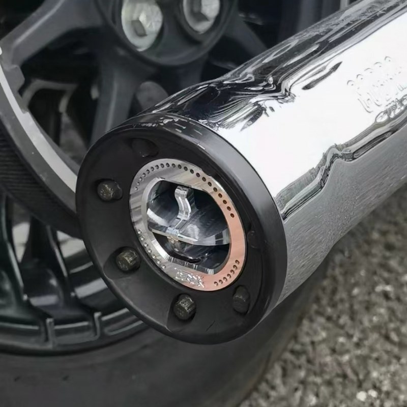 哈雷肥仔路威ST改装眼镜蛇莱茵哈特VH排气管消音器可调节消声塞