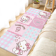女孩粉色儿童地毯卡通阅读区学习桌电脑椅防滑地垫书房卧室床边毯