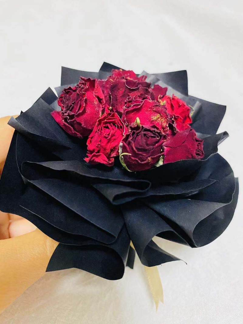 迷你精致干花束玫瑰结婚伴手礼情人节出风口车载夹毕业生日礼物