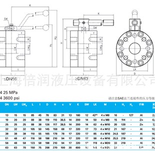 美尔基安高压球阀(ISO法兰连接)KH-ISO250法兰球阀 DN15-DN200