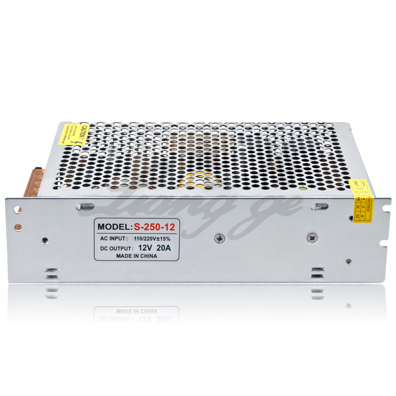 12V20A开关电源S-250-12集中供电监控电源摄像头监控电源LED电源