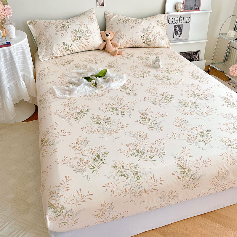 床笠单件100全棉床罩t防尘罩双人床单人床垫保护套保护罩床套