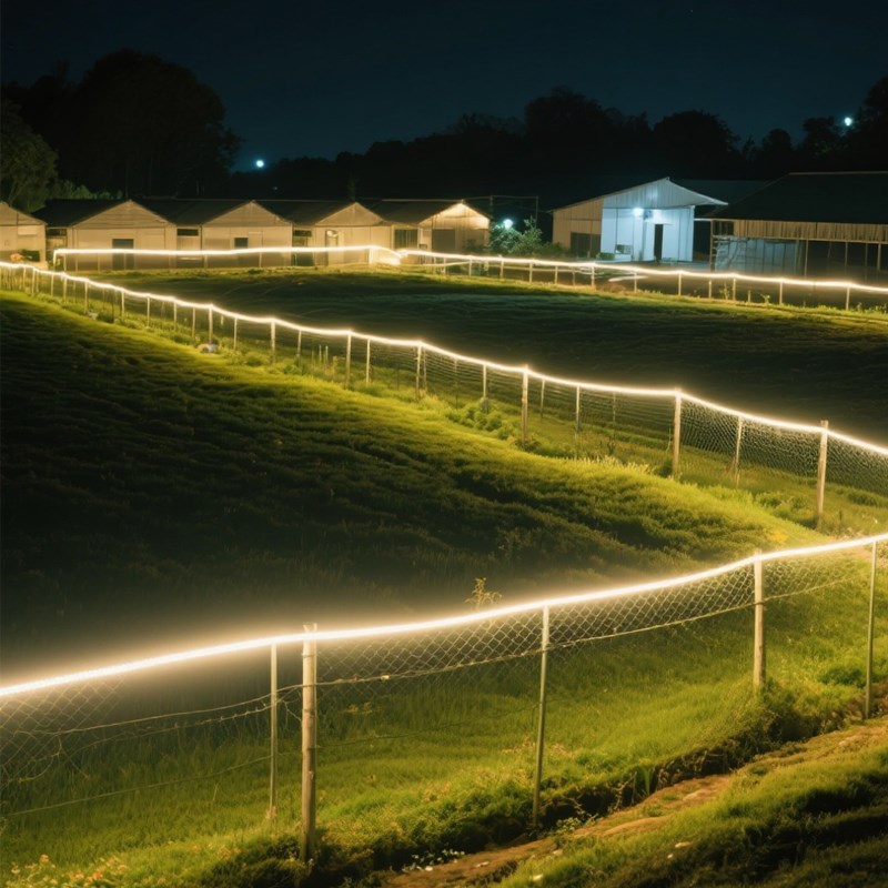 智能定时开关灯LED灯条超长2025新款庄园露营庭院农场养殖场220v